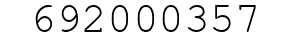 Number 692000357.