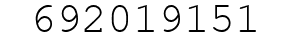 Number 692019151.