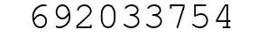 Number 692033754.