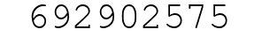 Number 692902575.