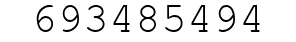 Number 693485494.
