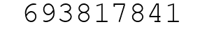 Number 693817841.