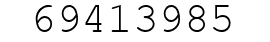 Number 69413985.