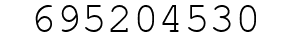 Number 695204530.