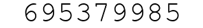 Number 695379985.