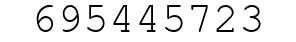 Number 695445723.