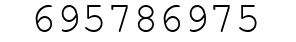 Number 695786975.