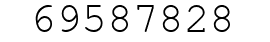 Number 69587828.