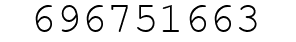 Number 696751663.