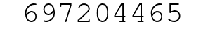 Number 697204465.
