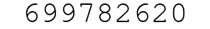 Number 699782620.