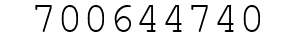Number 700644740.