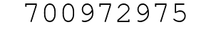Number 700972975.