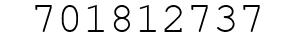 Number 701812737.