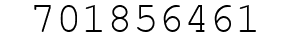 Number 701856461.