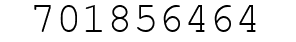 Number 701856464.