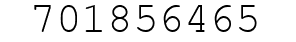 Number 701856465.