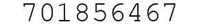 Number 701856467.