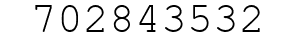 Number 702843532.