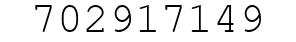 Number 702917149.
