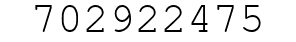 Number 702922475.
