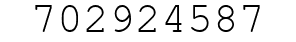 Number 702924587.