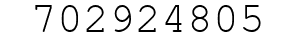 Number 702924805.