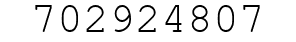 Number 702924807.
