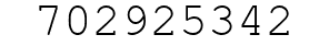 Number 702925342.