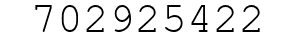 Number 702925422.