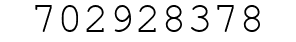 Number 702928378.