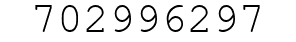Number 702996297.