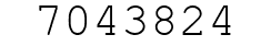Number 7043824.