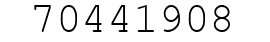 Number 70441908.