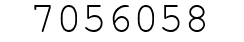 Number 7056058.