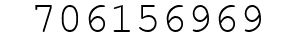 Number 706156969.
