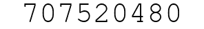 Number 707520480.