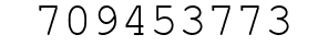 Number 709453773.