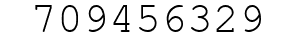 Number 709456329.