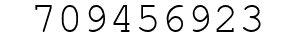 Number 709456923.