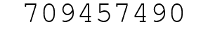 Number 709457490.