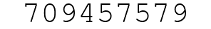 Number 709457579.
