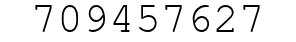 Number 709457627.