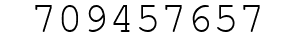 Number 709457657.