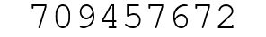 Number 709457672.