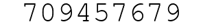 Number 709457679.