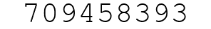 Number 709458393.