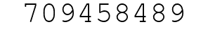 Number 709458489.