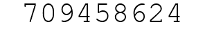 Number 709458624.