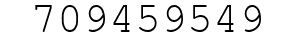 Number 709459549.